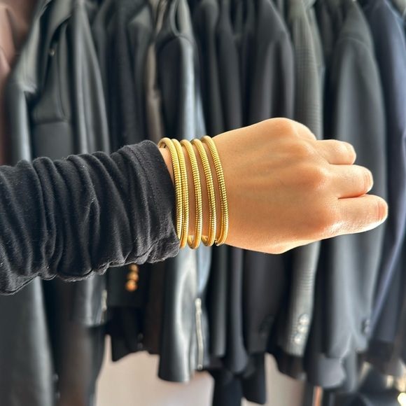 Spiral Wrap Gold Bracelet (Vintage)